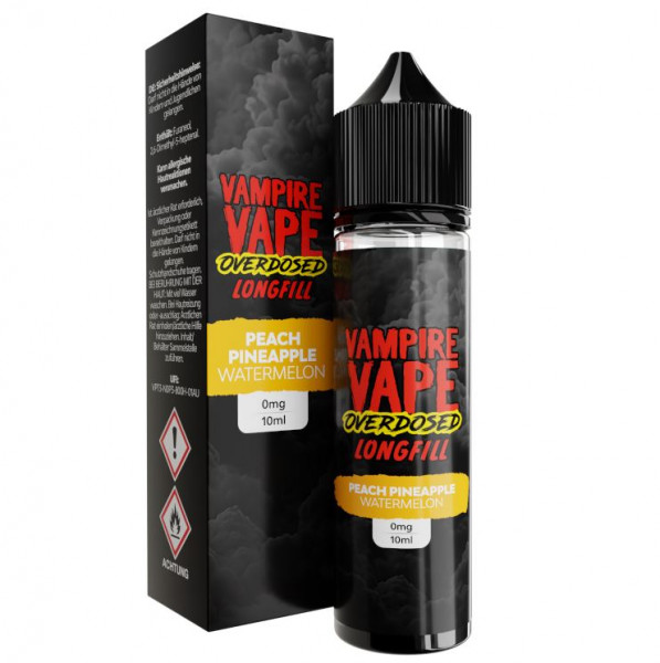Peach Pineapple Watermelon Vampire Vape Longfills 10 ml