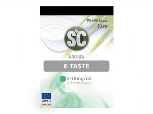 SC E-Taste Liquid 10 ml