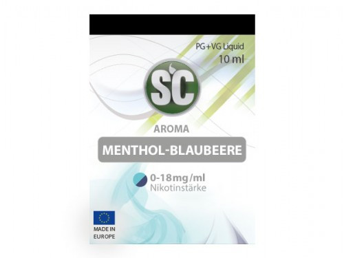 SC Menthol Blaubeere Liquid 10 ml