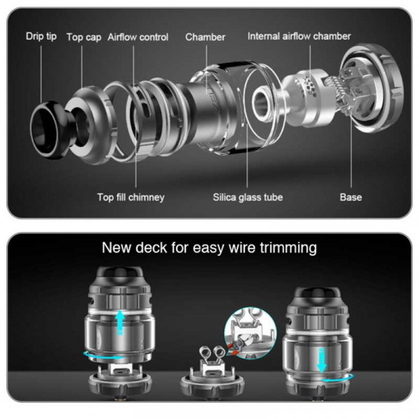 Geekvape 4,5 ml ZX RTA | Geekvape / Wismec | Verdampfer