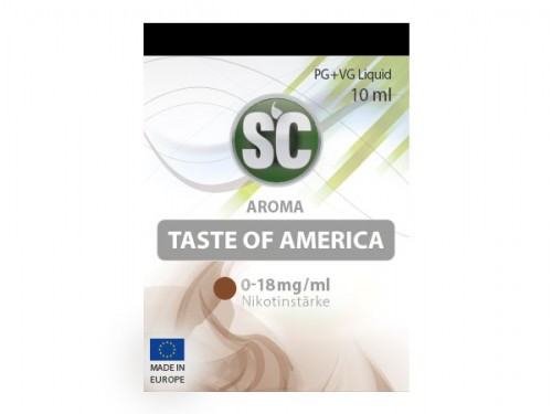 SC Taste of America Tabak Liquid 10 ml