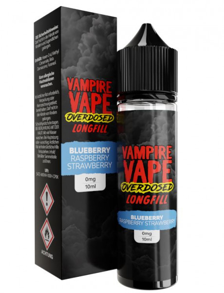 Blueberry Raspberry Strawberry Vampire Vape Longfills 10 ml