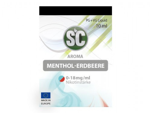 SC Menthol Erdbeere Liquid 10 ml