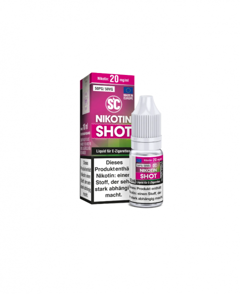 10ml Nicotine Shot PG50/VG50